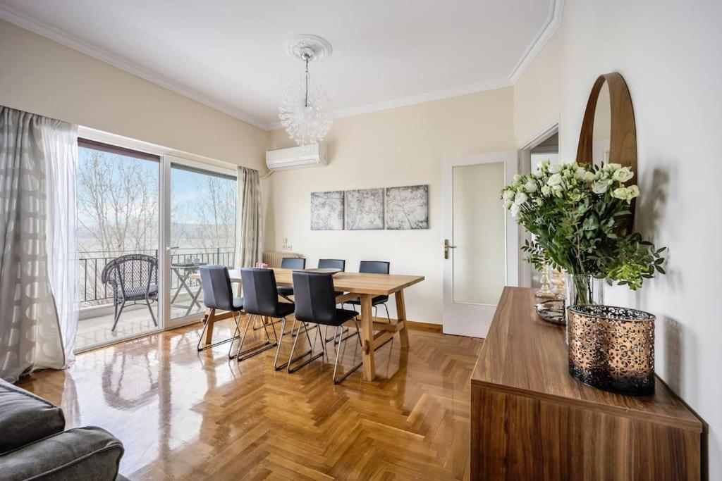 Bright Central Apartment With Splendid Sea View! Chalkís Eksteriør bilde