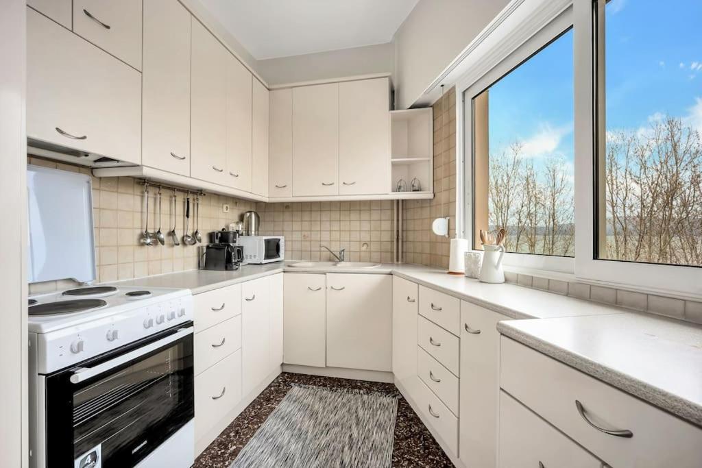 Bright Central Apartment With Splendid Sea View! Chalkís Eksteriør bilde