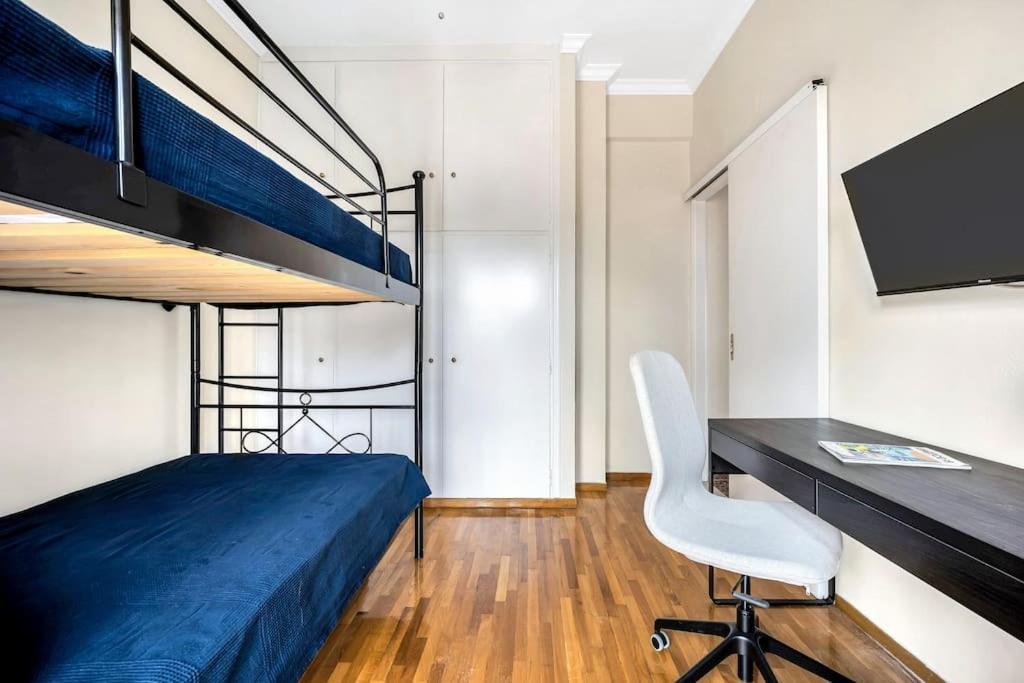 Bright Central Apartment With Splendid Sea View! Chalkís Eksteriør bilde