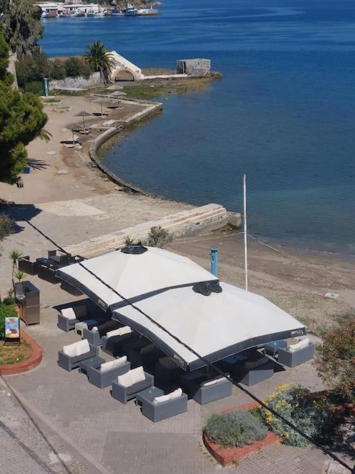 Bright Central Apartment With Splendid Sea View! Chalkís Eksteriør bilde