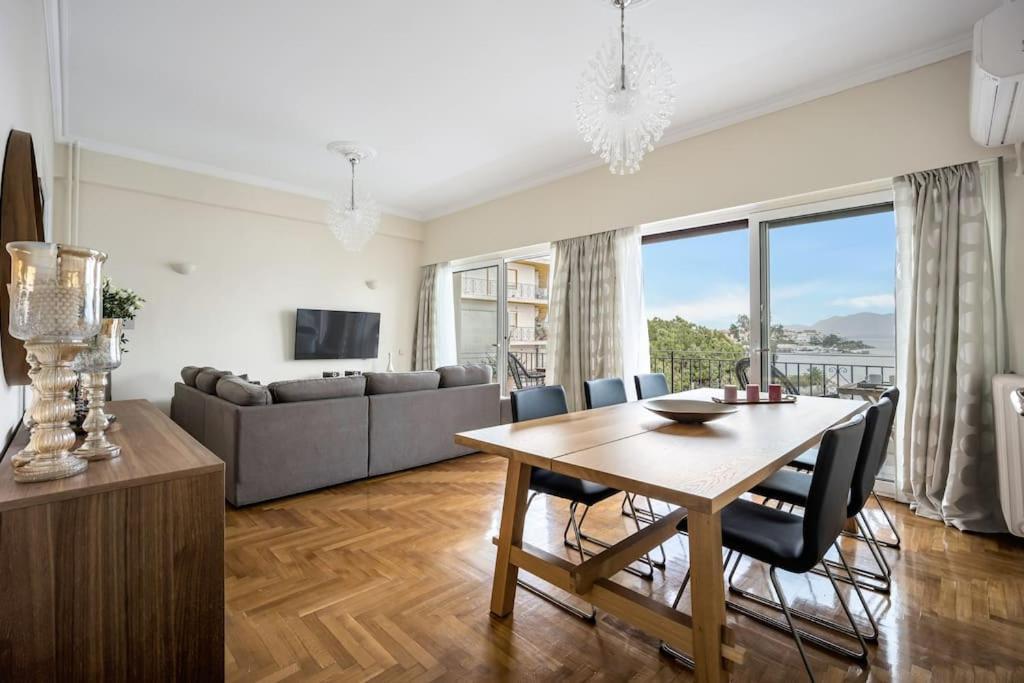 Bright Central Apartment With Splendid Sea View! Chalkís Eksteriør bilde
